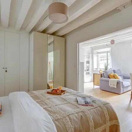 1Br Pompidou & Central Paris Flat